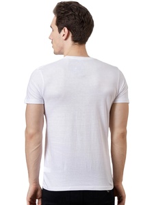 Camiseta de manga corta de alta moda para hombre, estampado personalizado, 100% algodón, prelavado, directo de fábrica desde India - Product Image 4