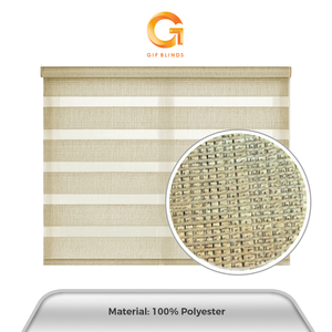 Persianas Zebra de Buena Calidad, 50% de Protección Solar, Color Marrón Grisáceo ZB91503 107x183cm, B2B, Mejor Proveedor, Hogar y Oficina, Malasia, OEM - Product Image 4