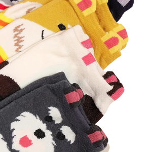 Wholesale <b>Cute</b> Puppy Cartoon 3D Ears Crew <b>Socks</b> Trendy Women's Fun Mid Calf <b>Socks</b> - Product Image 3