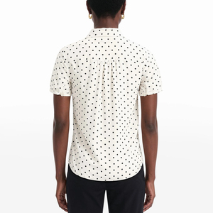 Blusa de Manga Larga con Cuello Camisero de Poliéster, Bordado Personalizado, Texto/Logotipo, Uniforme de Trabajo, 100 Piezas, Teñido Liso - Product Image 5