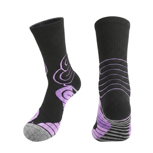 High Quality Crew Winter Athletic Cotton Digital Printing Knitted Custom <b>Mens</b> Sports Basketball <b>Socks</b> - Product Image 2