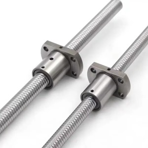 Indian Supplier Stainless Steel Ball <b>Screw</b> <b>Set</b> Single Nut for CNC Machines Long Operating Industrial Available At Best Price - Product Image 2