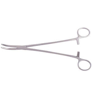 คีมหนีบหลอดเลือด Moynihan Hemostatic Forceps ขนาด 230 มม.-240 มม. แบบโค้ง ลายพิเศษ ทำจากสแตนเลสสตีล ฟันเลื่อยแนวนอนเต็มตัว สำหรับผ่าตัด - Product Image 3