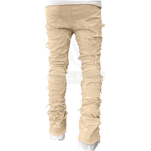 Pantalones Casuales de Lona Ligeros para Hombre, Diseño Moderno, Cierre de Botones, Hechos a Medida, Precio al por Mayor, MOQ Bajo, en Venta - Product Image 2