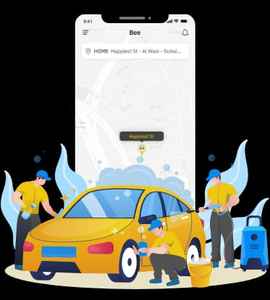 Application de gestion de service de lavage de voitures intelligentes avec interface utilisateur/expérience utilisateur personnalisable, code source complet et tableau de bord des opérations de lavage de voitures - Product Image 2
