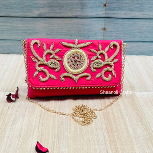 Nuevo Bolso de Mano con Cordón y Bordado Dorado Multicolor Hecho a Mano 2026, para Regalo de Boda, Bolsos de Noche para Mujer, Clutches - Product Image 4