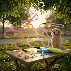Laisse pour chien en nylon durable, écologique et de qualité supérieure, avec motif écossais réfléchissant pour la sécurité, vente en gros pour la promenade des animaux de compagnie TW - Product Image 3