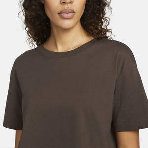 T-shirt court 100 % coton délavé à l'acide pour femme, style vintage sexy, col rond, épaules tombantes, coupe baby tee - Product Image 6