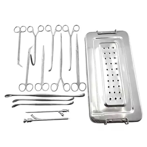 Juego de 25 Instrumentos de Cirugía General, Herramientas para Procedimientos de Colecistectomía, Kit de Disección Quirúrgica, Acero Inoxidable de Grado Médico - Product Image 3