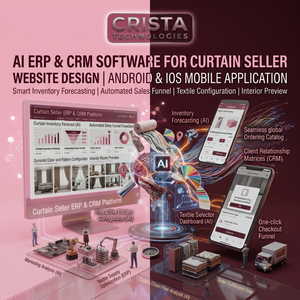 ซอฟต์แวร์ AI ERP CRM สำหรับการออกแบบเว็บไซต์ผู้ขายผ้าม่าน แอปพลิเคชันมือถือ Android iOS ปลั๊กอิน WordPress Shopify ซอฟต์แวร์อีคอมเมิร์ซ - Product Image 1
