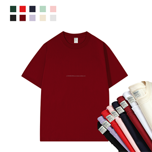 Haute qualité 100% coton hommes à manches courtes blanc t-shirt mode Streetwear plaine surdimensionné t-shirt - Product Image 2