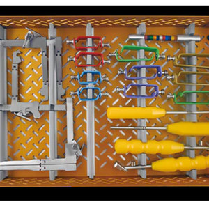 Boîte de rangement vide autoclavable en acier inoxydable de qualité chirurgicale pour instruments à grands fragments, organisateur de kit d'instruments chirurgicaux - Product Image 5