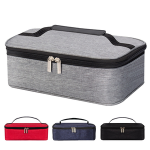 Nueva Lonchera Aislada de Pequeña Capacidad, Bolsa de Almuerzo de Tela Oxford Gruesa con Bolsa de Hielo para Estudiantes y Trabajadores de Oficina, Ideal para Picnics - Product Image 1