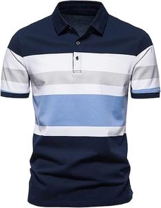 Polos Personalizados para Hombre, Transpirables, Mezcla de Algodón y Poliéster, Manga Corta, Corte Ajustado, Ropa Casual para Equipos - Product Image 5