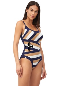 Ropa de playa de verano con logotipo personalizado Traje de baño de sublimación para mujer Traje de baño de color sólido de alta calidad de ATLANTIC - Product Image 3