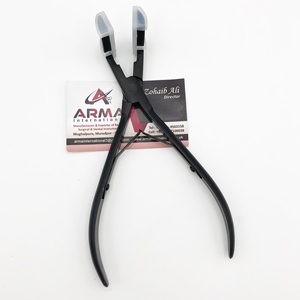 Pinza Profesional para Extensiones de Cabello con Cinta Adhesiva, Color Azul, Agarre de Silicona, 7 Pulgadas, Acero Inoxidable de Grado Quirúrgico, Herramientas para Extensiones de Cabello - Product Image 5