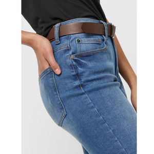 Pantalones Vaqueros de Mezclilla de Alta Calidad para Mujer, Ajustados, Casuales, Suaves, Personalizados, Servicio OEM - Product Image 6