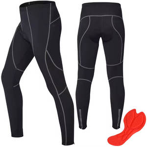 Pantalones de Ciclismo Profesionales Acolchados con Costuras Resistentes y Cintura Cómoda - Product Image 1
