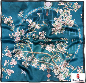 Premium Printed Short <b>Scarf</b> Fabric Wholesale OEM ODM Custom Logo White Label Textile Manufacturer Export Supplier - Product Image 5
