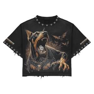 Camiseta para Hombre, Color Gris Oscuro, 100% Algodón, Ecológica, Ligera, Hombros Caídos, Lavado Ácido, con Diseño de Logotipo Personalizado OEM - Product Image 2