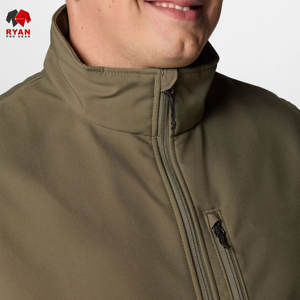 Chaqueta Softshell de Diseño Personalizado Ryan Pro Gear para Hombre, Tejido Cómodo y Transpirable con Cierre de Cremallera y Logotipo Personalizado - Product Image 5