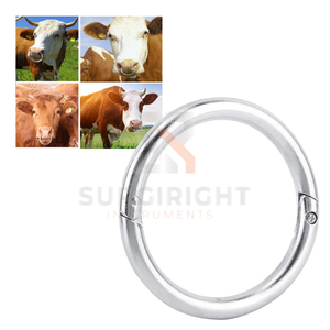 Anillos Nasales de Cobre para Ganado, Ovejas y Cabras, Instrumento Veterinario para Manejo de Animales de Granja, Kit Quirúrgico con Certificación CE Clase I, Múltiples Unidades - Product Image 3