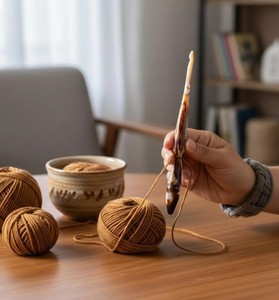 Kit de crochets en résine de qualité supérieure, doux, avec poignée confortable, design anti-fatigue, extra durable, pour le tricot et les travaux artisanaux faits à la main - Product Image 5