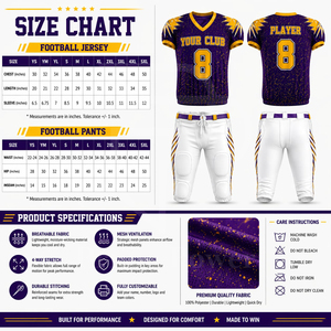 Nuevo Conjunto de Uniforme de Fútbol Personalizado Estilo Americano, Jersey y Pantalones 100% Poliéster con Estampado Sublimado, Cintura Elástica, Ligero - Product Image 6
