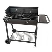 Station de barbecue au charbon de bois de grande taille pour le jardin, le camping, les pique-niques et les réunions de famille