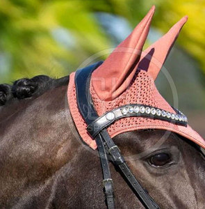 Horse Riding Equipment Ear <b>Bonnet</b> Latest Design OEM Service Equestrian Breathable Lightweight Horse Ear <b>Bonnet</b> - Product Image 5