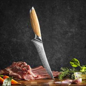 Nuevo Diseño Cuchillo de Cocina Profesional de Acero de Damasco de 7 Pulgadas con Mango de Madera de Olivo Japonés, Personalizado, Ecológico y de Alto Brillo - Product Image 2