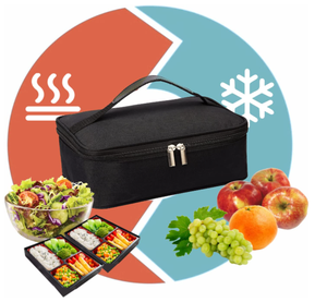 Portable Mini Thermal Insulated Lunch Bag Small Portable Polyester <b>Cooler</b> <b>Box</b> for Lunch - Product Image 5