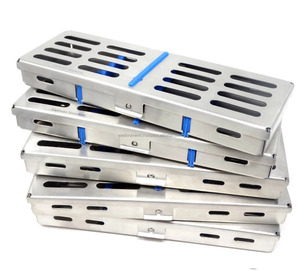 Caja de esterilización dental ergonómica manual para 5 instrumentos, de acero inoxidable, con certificación CE ISO, OEM ODM - Product Image 3