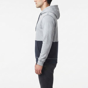 Sweat à capuche simple pour homme 100 % coton, confortable, à manches longues, idéal pour la marche quotidienne, les voyages et les sorties du week-end - Product Image 3