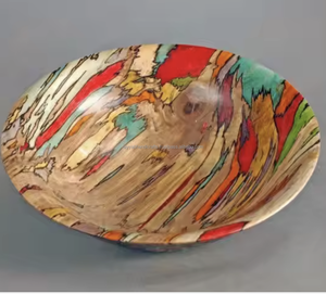 ชามไม้อีพ็อกซี่เรซิ่นอีพ็อกซี่ชามไม้มีสไตล์ทนทานและปลอดภัยต่อการเสิร์ฟอาหาร - Product Image 3