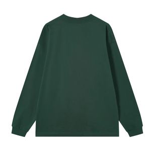เสื้อสเวตเชิ้ตคอกลมทรงโอเวอร์ไซส์สำหรับผู้ชายและผู้หญิง ผ้าคอตตอน 100% ล้างสีแบบแอซิดวอช สำหรับฤดูใบไม้ผลิ รับสกรีนโลโก้ตามแบบ OEM ODM - Product Image 2
