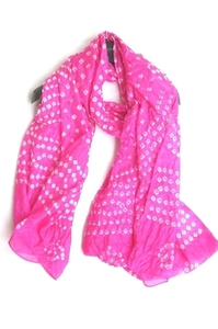 Fancy <b>Art</b> Silk Dupatta with Designer Border Indian Ethnic Wear - Product Image 4
