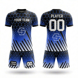 Uniformes de football de haute qualité en sublimation, maillots de football personnalisés pour hommes, kits d'entraînement pour jeunes, uniformes de football respirants et à séchage rapide - Product Image 5