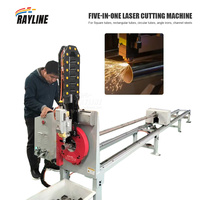Machine de découpe laser à fibre CNC 2000W pour tubes carrés, ronds et galvanisés, découpeuse laser industrielle pour métaux