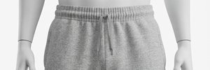 Shorts Bermuda en Coton Gris pour Homme, Couleur Unie, Décontracté, Taille Mi-Haute, Tricoté, Respirant, Coupe Classique - Product Image 6