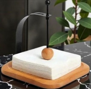 Tissue paper holder tissue dispenser napkin dispenser dining room <b>accessory</b> <b>kitchen</b> <b>accessory</b> tabletop <b>accessory</b> serving - Product Image 2