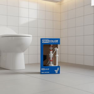 Meccanismo WC Universale Criscolor con Pulsante e Valvola di Scarico Prodotto in Spagna - Product Image 3