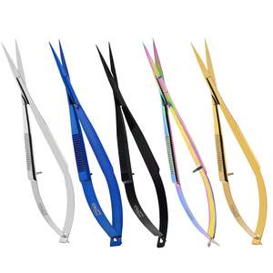 Nouveau sourcil façonnage printemps ciseaux allemand steell doux poignée narine ciseaux toilettage sourcils ciseaux peau morte coupe outil - Product Image 6