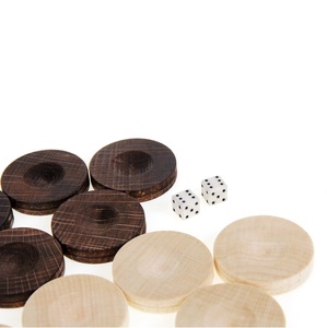 Discos de madera para yo-yo, fichas redondas para juegos de lanzamiento, piezas de juguete de madera natural quemada para juegos de fiesta infantiles - Product Image 3