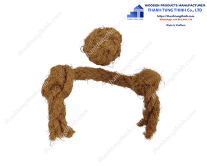 Coconut Fiber <b>Dog</b> Chew Stick Durable Natural Rope <b>Toy</b> For <b>Dogs</b> All Seasons Solid Color Pet Accessory Made in VietNam - Product Image 3
