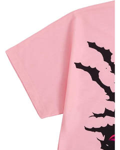 Camiseta de Manga Corta para Hombre, Estampada, 100% Poliéster, Tejido Transpirable, Diseño Liso, Cuello Redondo, Corte Holgado, Camiseta de Verano - Product Image 3