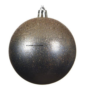 Décorations murales de Noël modernes en métal doré, style traditionnel, boules à sublimation vierges, lot de 6 - Product Image 5