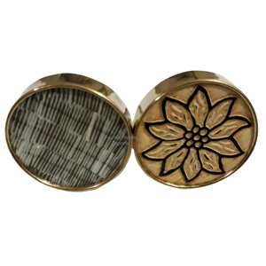 Perillas de puerta de bocina al por mayor de alta calidad, elegantes opciones pulidas, perfectas para instalación de puertas interiores y exteriores de lujo - Product Image 1