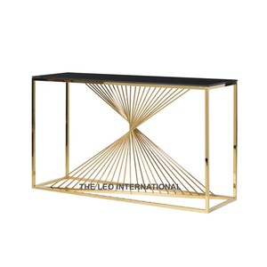Italian Modern Luxury <b>Console</b> <b>Tables</b> Living Room Furniture Metal <b>Marble</b> Top Hallway Rectangular <b>Console</b> <b>Table</b> - Product Image 1