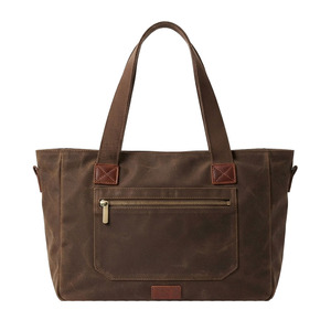 Premium Canvas <b>Large</b> Capacity Minimalist Casual Tote <b>Shoulder</b> <b>Bag</b> with Zipper Closure Multiple Pockets Everyday Shopping Travel - Product Image 1
